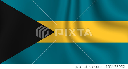 Flag of Bahamas. National symbol in official colors. Template icon. Abstract vector background 131172052