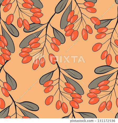 Seamless pattern with blueberry. Natural fresh ripe tasty blueberries. Vector illustration for background, packaging, textile, fabric and various other designs Seamless pattern with blueberry. Natural fresh ripe tasty blueberries. Vector illustration for background, packaging, textile, fabric and various other designs 131172536