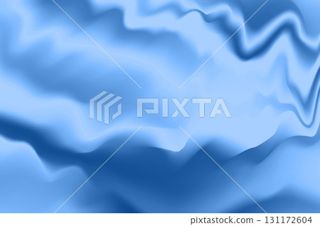 Silk blue background. Abstract vector pattern with copy space. Liquid wave texture, smooth drapery wallpaper. Wedding fabric, satin. Wavy design for banner, card, postcard, backdrop Silk blue background. Abstract vector pattern with copy space. Liquid wave texture, smooth drapery wallpaper. Wedding fabric, satin. Wavy design for banner, card, postcard, backdrop 131172604