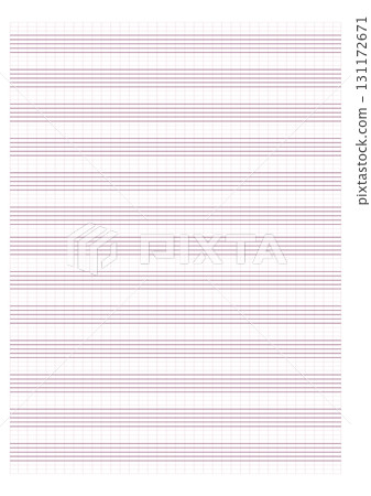 Graph paper. Printable grid paper with stave on a white background. A blank music sheet paper with staff. Geometric pattern for composition, education, school. Realistic lined paper blank size A4 Graph paper. Printable grid paper with stave on a white background. A blank music sheet paper with staff. Geometric pattern for composition, education, school. Realistic lined paper blank size A4 131172671
