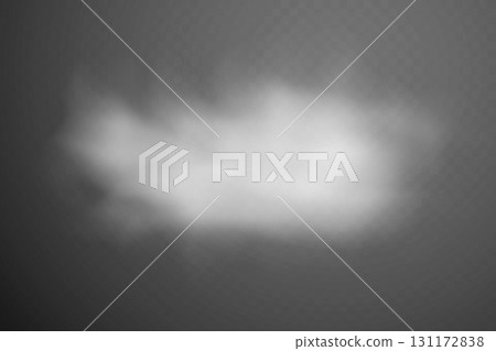 Smoke effect background. Realistic decorative fog in the air, vapor, creeping smoke puff. Layout of cloudy smog. Transparency vector illustration Smoke effect background. Realistic decorative fog in the air, vapor, creeping smoke puff. Layout of cloudy smog. Transparency vector illustration 131172838