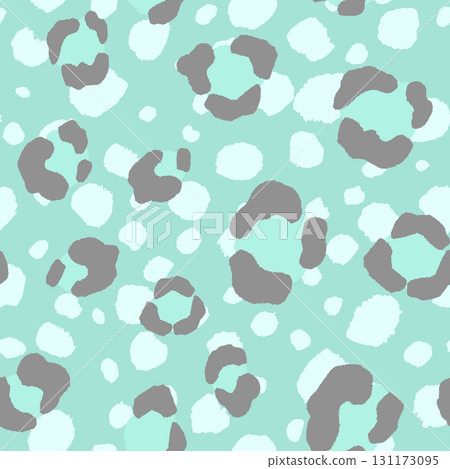 Abstract modern leopard seamless pattern. Animals trendy background. Color decorative vector stock illustration for print, card, postcard, fabric, textile. Modern ornament of stylized skin Abstract modern leopard seamless pattern. Animals trendy background. Color decorative vector stock illustration for print, card, postcard, fabric, textile. Modern ornament of stylized skin 131173095