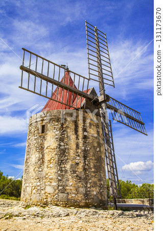 old windmiil in Provence, France old windmiil in Provence, France 131173670