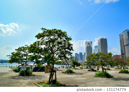 從豐洲公園眺望晴海臨海公園 高層公寓 131174779