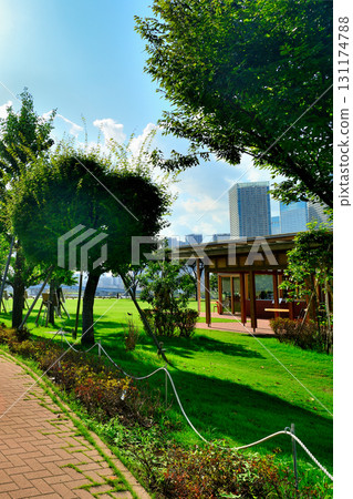 從豐洲公園眺望晴海臨海公園 高層公寓 131174788