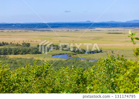 Kushiro Wetland as seen from the Hosooka Observatory 131174795
