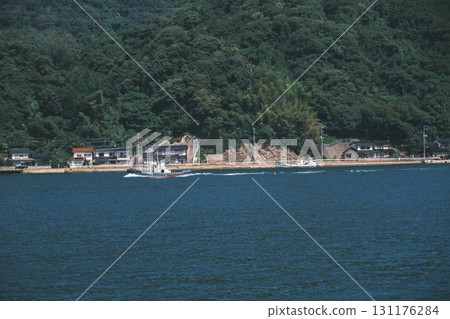 [Sakaiminato] Scenery of a ship sailing 131176284