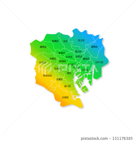 Tokyo map 131176385