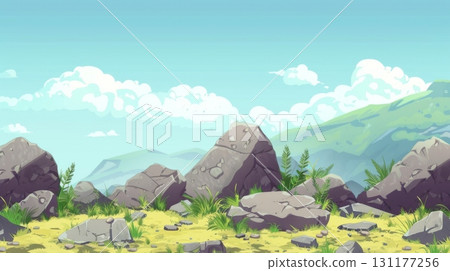 Colorful summer morning on the Cristallo group range 131177256
