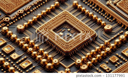 AI半導體微晶片特寫 131177991