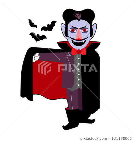 The creepy and charming Count Dracula with his evil grin 131178005