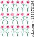 Pink Cosmos Pattern 131178126