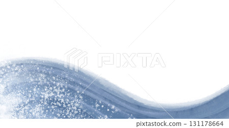 手繪波浪日式底框 131178664