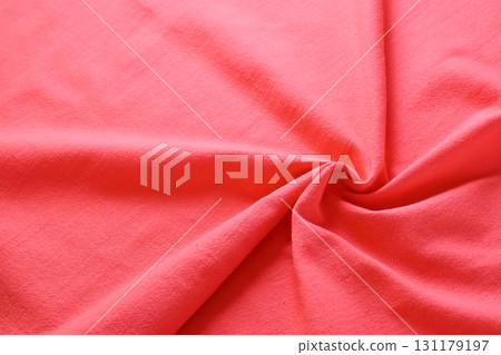 red texture of fabric textile, abstract image for fashion cloth design background 131179197
