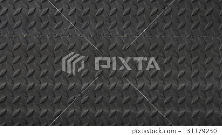 black metal floor texture background, construction industry 131179230