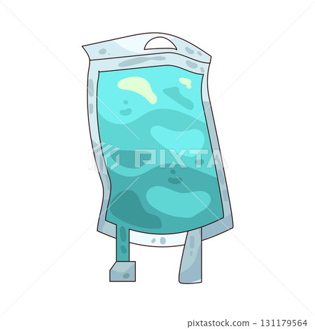 illustration of IV bag illustration of IV bag 131179564