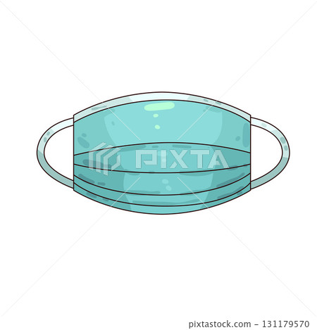 illustration of face mask 131179570