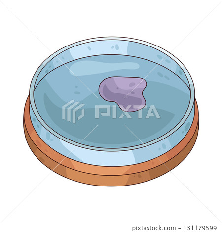 illustration of petri dish 131179599