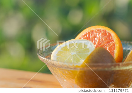 Assorted cut fruits 131179771