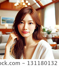 Young woman in cafe 131180132