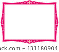 手繪花卉插圖框架 131180904