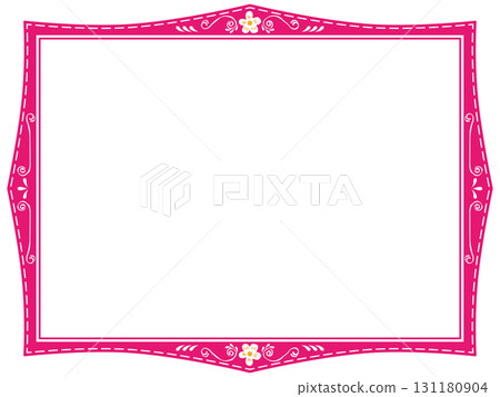 手繪花卉插圖框架 手繪花卉插圖框架 131180904