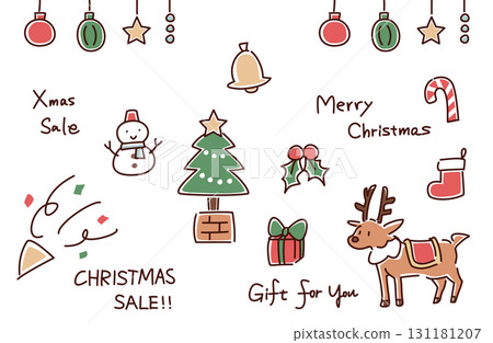 聖誕節向量素材集 131181207