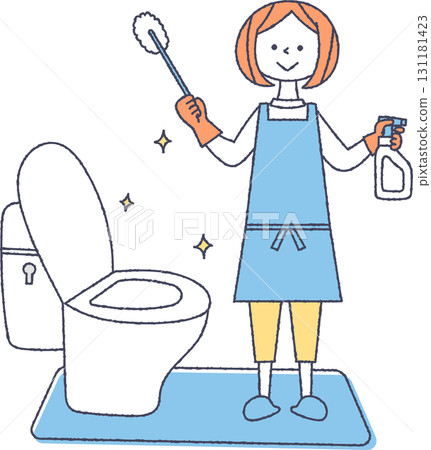 婦女清潔廁所 131181423