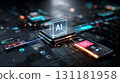 dj mixing console at the mixing console 131181958