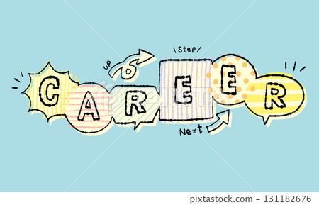 手繪職業標題插圖,適用於各種職業概念 手繪職業標題插圖,適用於各種職業概念 131182676