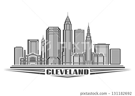 Vector illustration of Cleveland 131182692