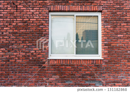 Red brick wall and window 131182868