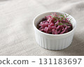 Purple cabbage sauerkraut 131183697