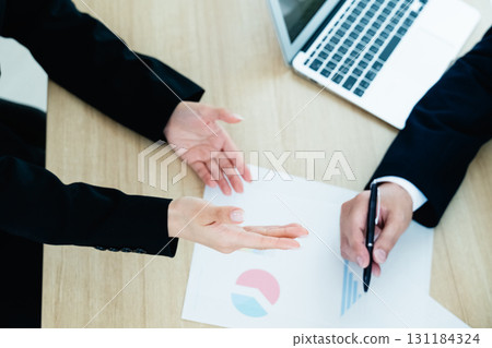 Two businessmen having a meeting Two businessmen having a meeting 131184324