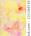 Red and pink bleed painting (painted with acrylic paint on Japanese paper) 131184530