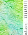 Blue and green bleed painting (acrylic paint on Japanese paper) 131184544