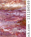Pink abstract background (painted with acrylic paint) 131184549