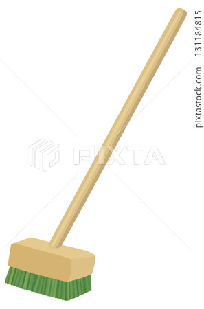 Deck brush illustration vector material Deck brush illustration vector material 131184815