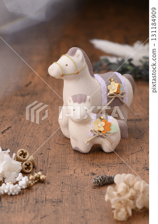 可愛的小馬和寶寶（效果版） 131184909