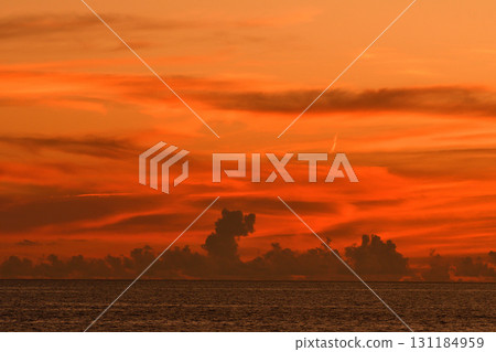 Evening view of Goto-nada, Kakuriki-nada, and Daikaku-nada 131184959