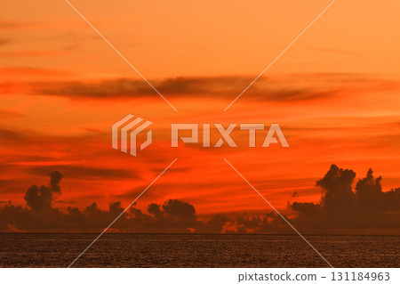 五島灘、角木灘和大角灘的夜景 131184963