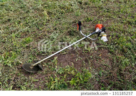 mowing image 131185257