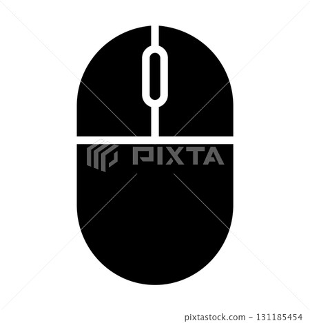simple mouse icon 131185454