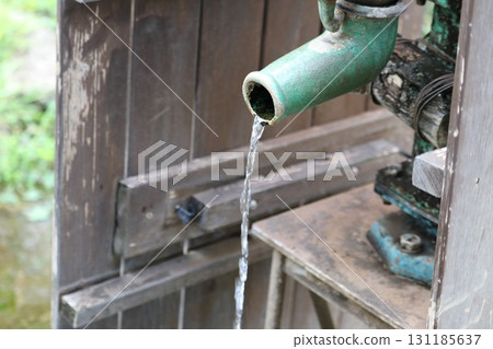 Groundwater pump water image 131185637