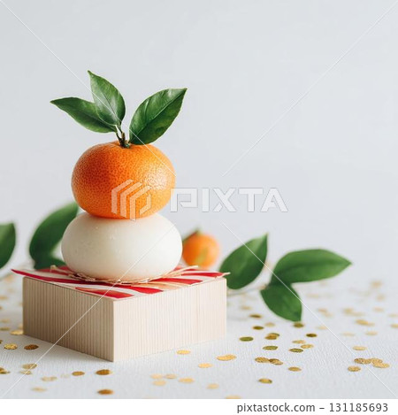 柑橘和紅色托盤 柑橘和紅色托盤 131185693