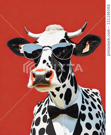 穿燕尾服的牛、牛角色、生成式人工智慧、人工智慧圖像 穿燕尾服的牛、牛角色、生成式人工智慧、人工智慧圖像 131186568
