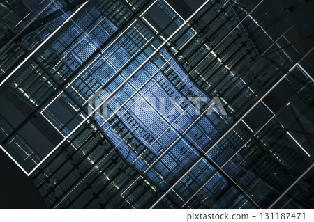 Futuristic Geometric Architecture abstract background Futuristic Geometric Architecture abstract background 131187471