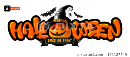 Happy Halloween Logo Happy Halloween Logo 131187749