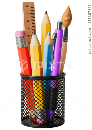 Pencil Holder With Writing Instruments 131187861