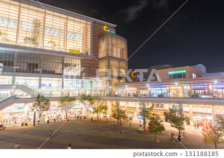 Saitama Prefecture: Kawaguchi Station and city night view Saitama Prefecture: Kawaguchi Station and city night view 131188185